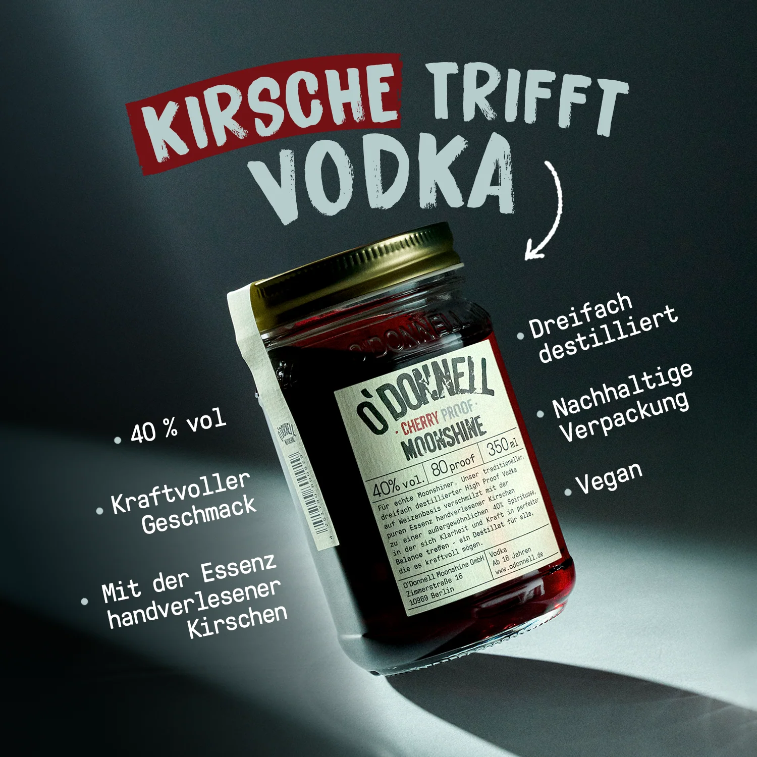 Cherry Proof Vodka - 40% vol. - Image 2